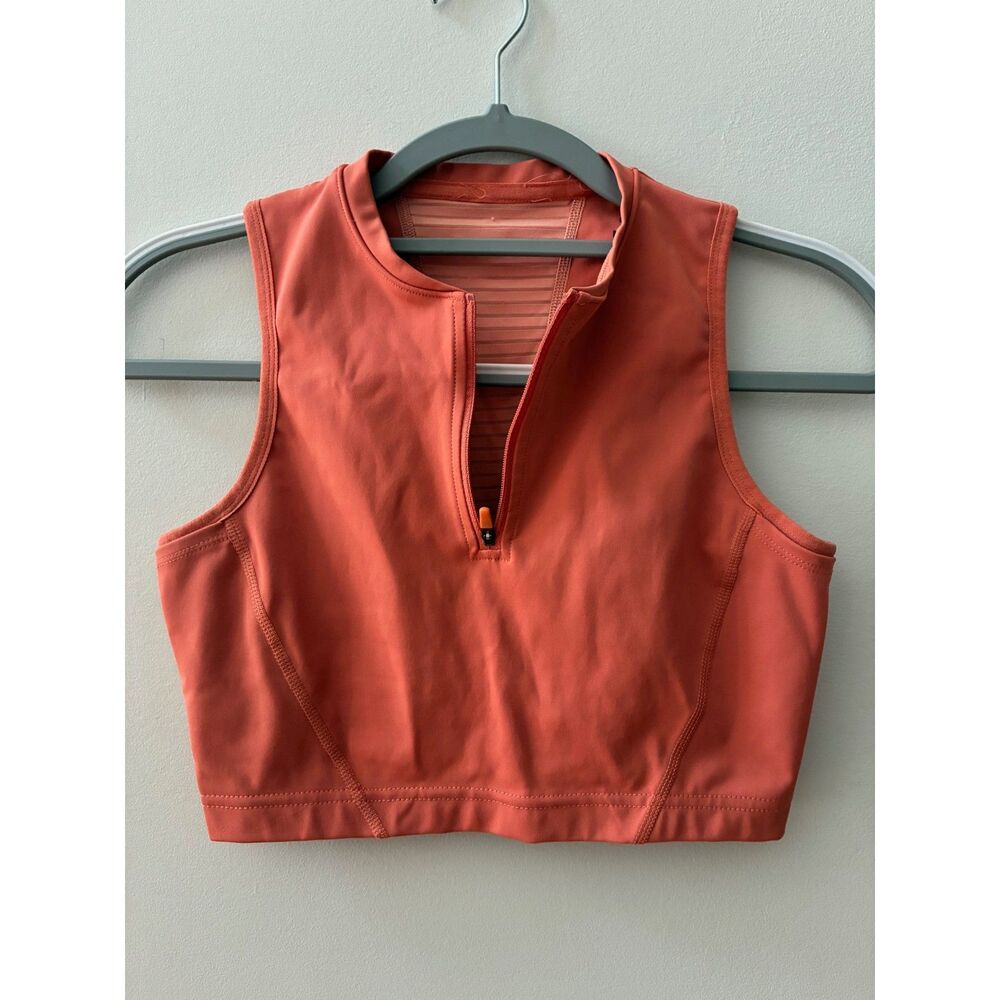 Nike Pro Women's Dri-Fit Peach 1/2 Zip EUC Sz. S